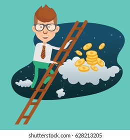 Businessman concept design,clean vector