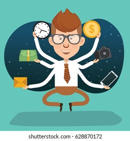 Businessman concept design,clean vector
