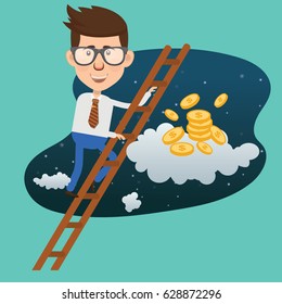 Businessman concept design,clean vector