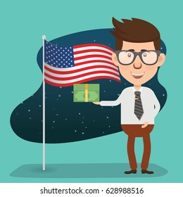 Businessman concept design,clean vector