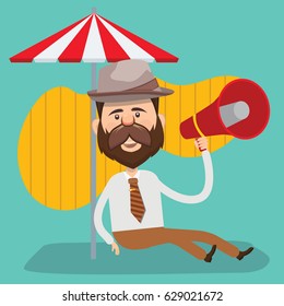 Businessman concept design,clean vector