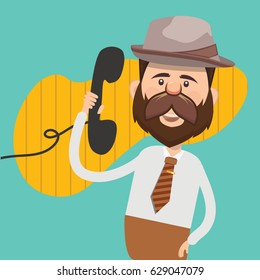 Businessman concept design,clean vector