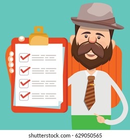 Businessman concept design,clean vector