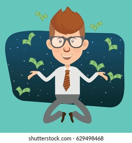 Businessman concept design,clean vector
