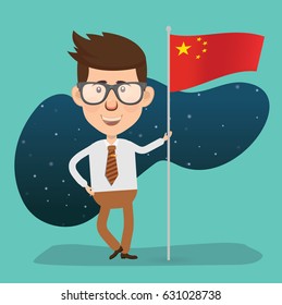 Businessman concept design,clean vector