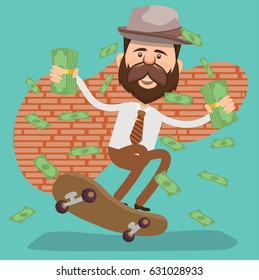 Businessman concept design,clean vector