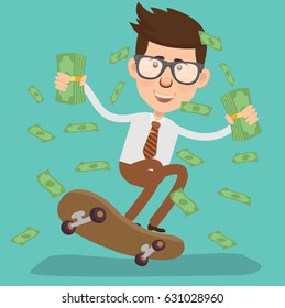 Businessman concept design,clean vector