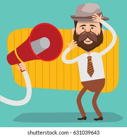 Businessman concept design,clean vector
