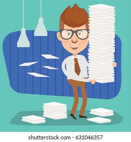 Businessman concept design,clean vector