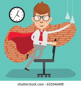 Businessman concept design,clean vector