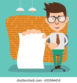 Businessman concept design,clean vector