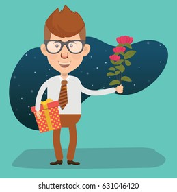 Businessman concept design,clean vector