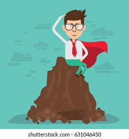 Businessman concept design,clean vector