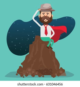 Businessman concept design,clean vector