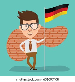 Businessman concept design,clean vector