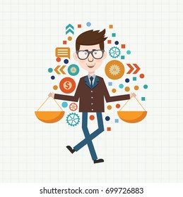 Businessman concept design,vector