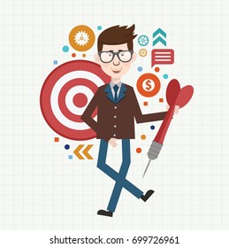 Businessman concept design,vector