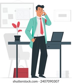 Businessman concept illustration Free Vector High Quality
