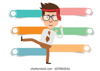 Businessman concept vector design