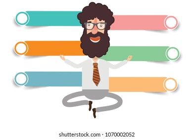 Businessman concept vector design