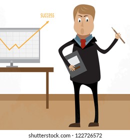 businessman concept .Vector illustration.