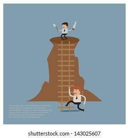 businessman concept .Vector illustration.