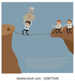Businessman concept Vector illustration
