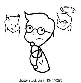 businessman confused