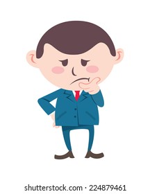 businessman confused