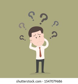 Confused Person Cartoon Images, Stock Photos & Vectors | Shutterstock