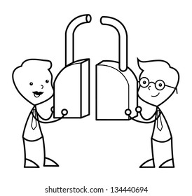 businessman cooperation
