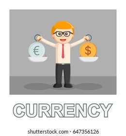 businessman currency photo text style