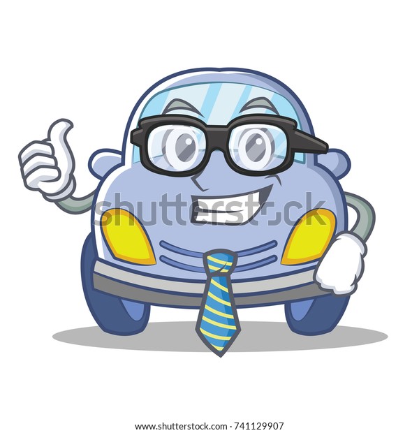 Businessman cute car character\
cartoon