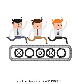 businessman cute cartoon icon image