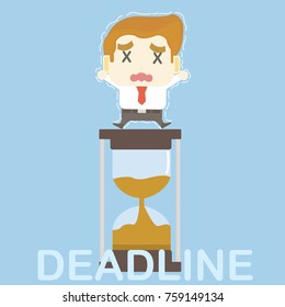 Businessman deadline,Business Concept