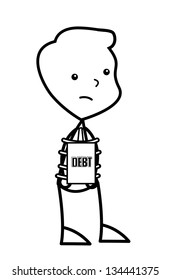 businessman debt