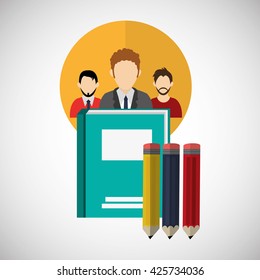 businessman design. corporate icon. Isolated illustration 