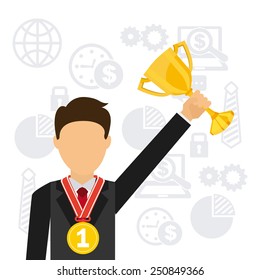 businessman design, vector illustration eps10 graphic 