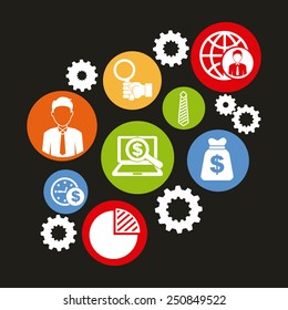 businessman design, vector illustration eps10 graphic 