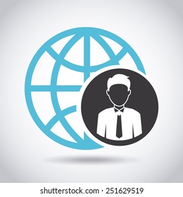 businessman design, vector illustration eps10 graphic 