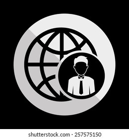 businessman design, vector illustration eps10 graphic 