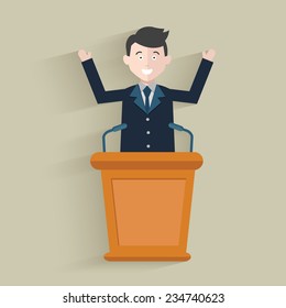 Businessman design,clean vector