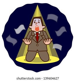 Businessman despair