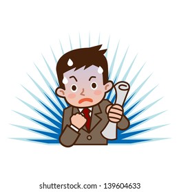 Businessman despair