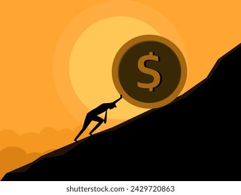 Businessman determined to push the currency to the top of the mountain 