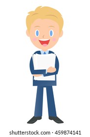 Businessman with documents