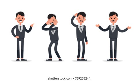Good Bad Likes Dislikes Businessman Showing Stock Vector (Royalty Free ...