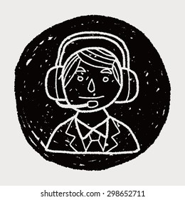 businessman doodle