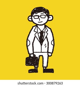 businessman doodle
