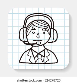 businessman doodle